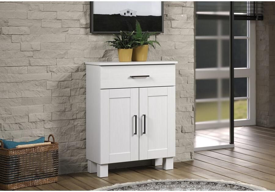 Welltime Onderkast Ulea Badkommode van massief hout met brede lade (B D H) 60 30 80 cm (1 stuk) - Foto 6