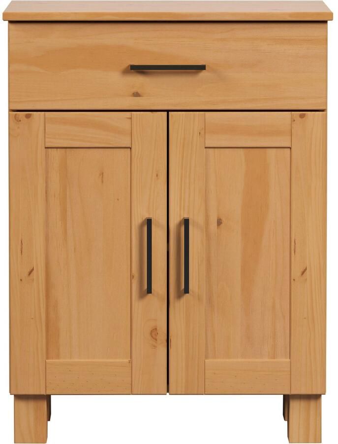 Welltime Onderkast Ulea Badkommode van massief hout met brede lade (B D H) 60 30 80 cm (1 stuk) - Foto 6