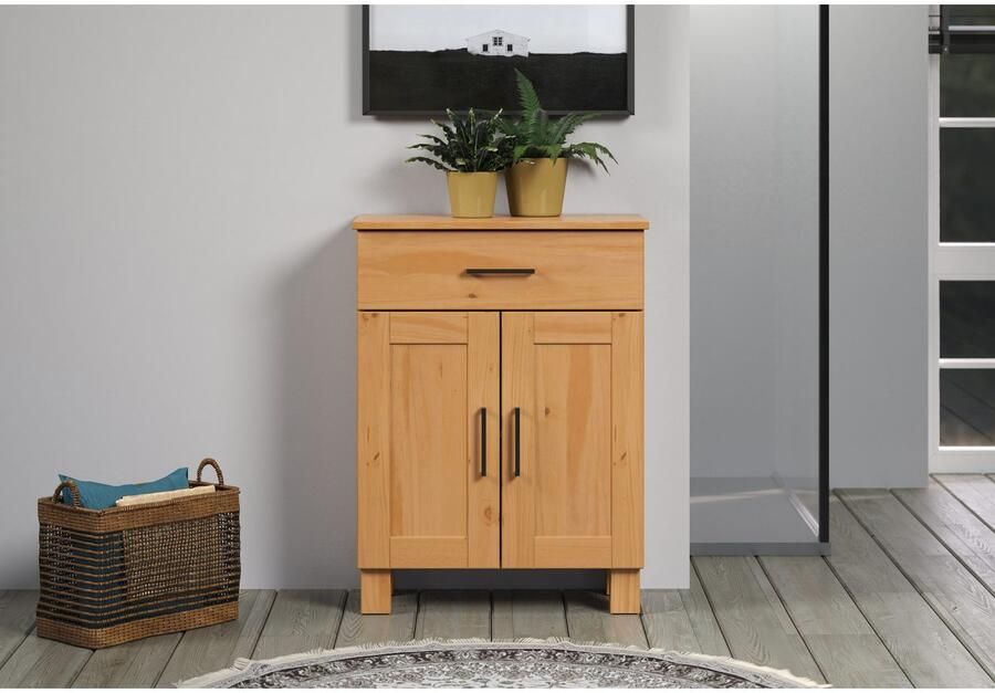Welltime Onderkast Ulea Badkommode van massief hout met brede lade (B D H) 60 30 80 cm (1 stuk) - Foto 8