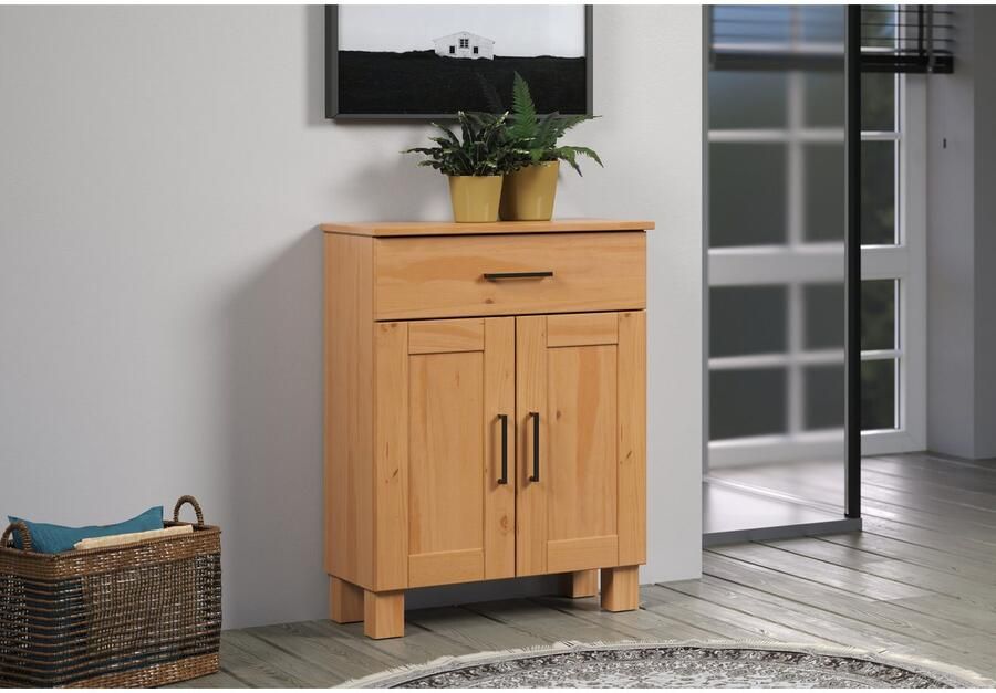 Welltime Onderkast Ulea Badkommode van massief hout met brede lade (B D H) 60 30 80 cm (1 stuk) - Foto 9