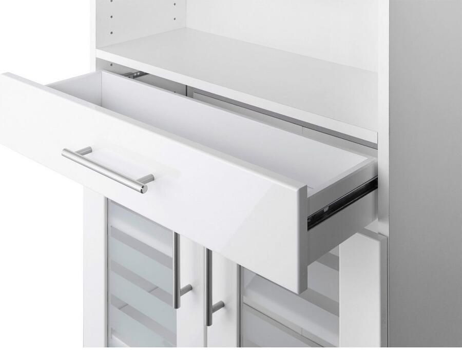 Welltime Smalle kast Jaca Breedte 60 cm met MDF-hoogglansfronten - Foto 5
