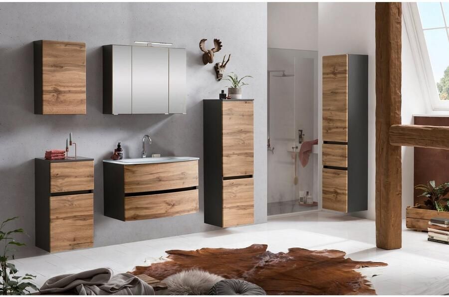 Welltime Smalle kast Kaunas 40 cm breed met laden met soft-close functie - Foto 6