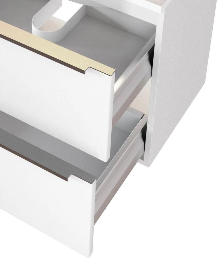 Welltime Smalle kast Matera Breedte 40 cm hoogwaardige matte mdf-fronten en soft-closefunctie - Foto 2