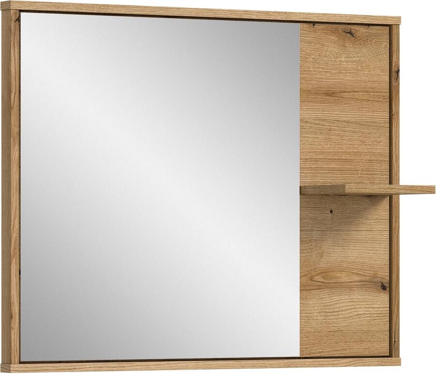 Welltime Spiegel Kayu breedte 84 cm 1 opbergvlak Badspiegel badkamermeubels badkamer bad badkamer spiegel - Foto 4