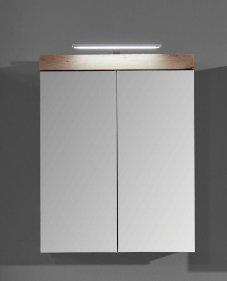 Welltime Spiegelkast Avena Badkamerkast optioneel met LED-verlichting (B D H) 60 17 77 cm - Foto 2