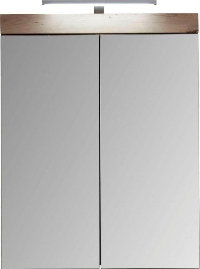 Welltime Spiegelkast Avena Badkamerkast optioneel met LED-verlichting (B D H) 60 17 77 cm - Foto 3