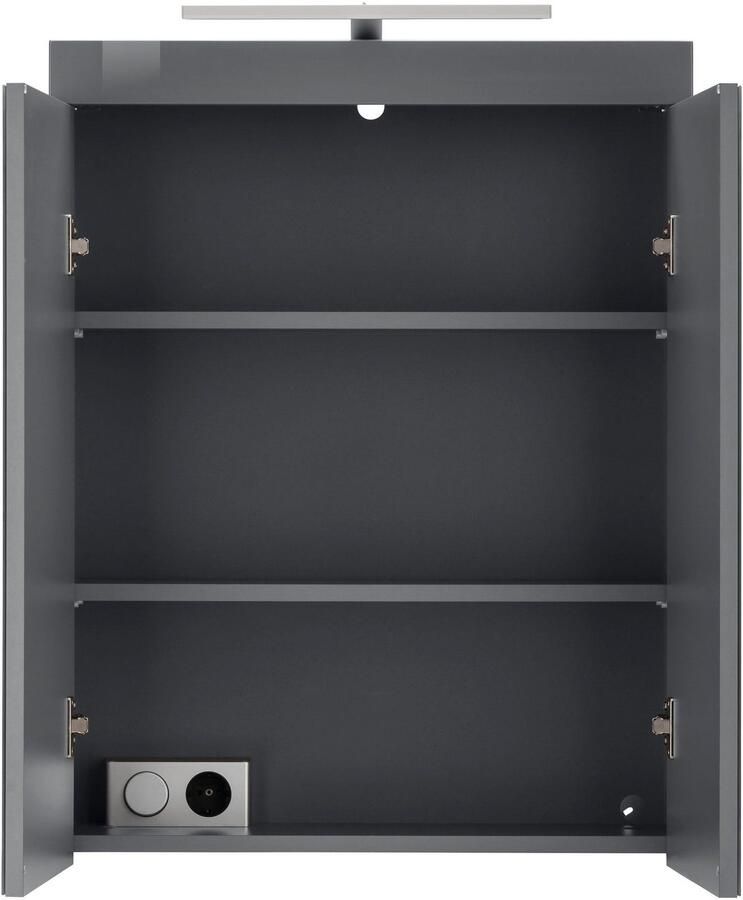 Welltime Spiegelkast Avena Badkamerkast optioneel met LED-verlichting (B D H) 60 17 77 cm - Foto 4