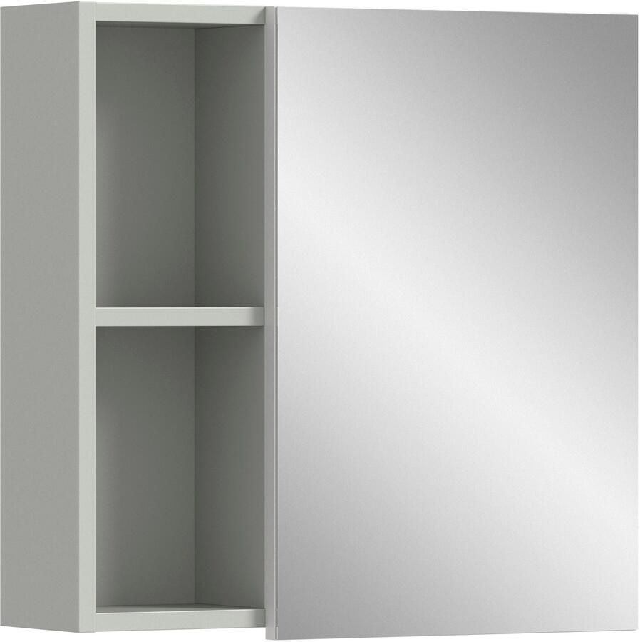 Welltime Spiegelkast Calcio breedte 55 cm 1 spiegeldeur 3 planken 5 vakken - Foto 5