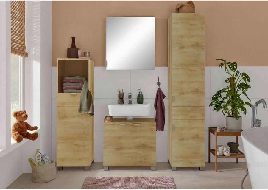 Welltime Spiegelkast Lage Gemakkelijk te onderhouden oppervlak FSC -gecertificeerd - Foto 4