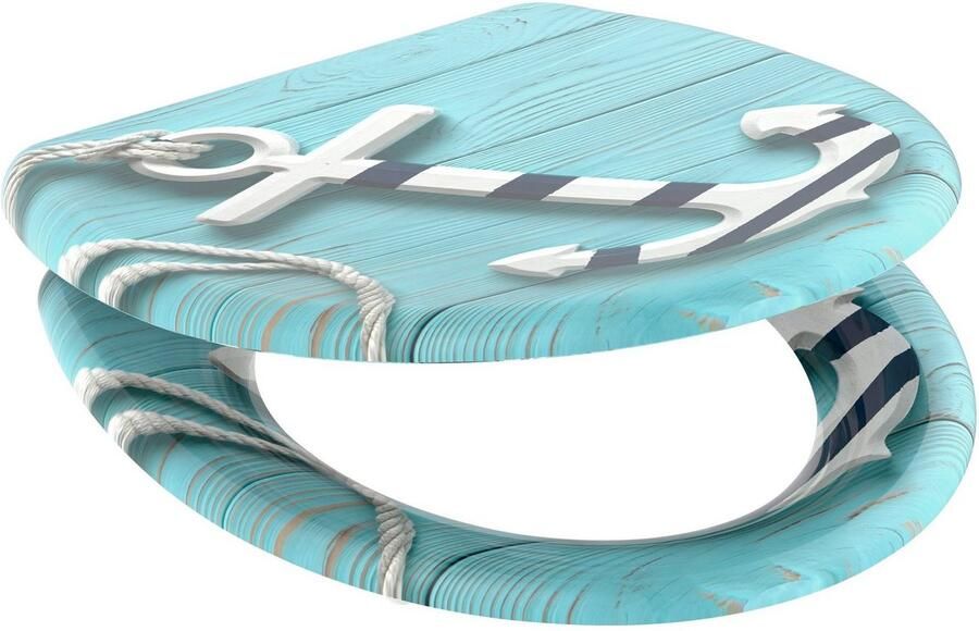 Welltime Toiletzitting ANCHOR afneembaar softclosemechanisme breukbestendig krasvast snelsluiting - Foto 5