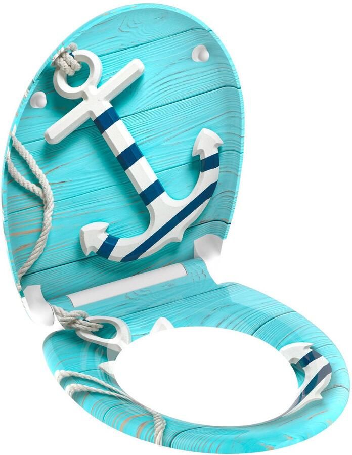 Welltime Toiletzitting ANCHOR afneembaar softclosemechanisme breukbestendig krasvast snelsluiting - Foto 4