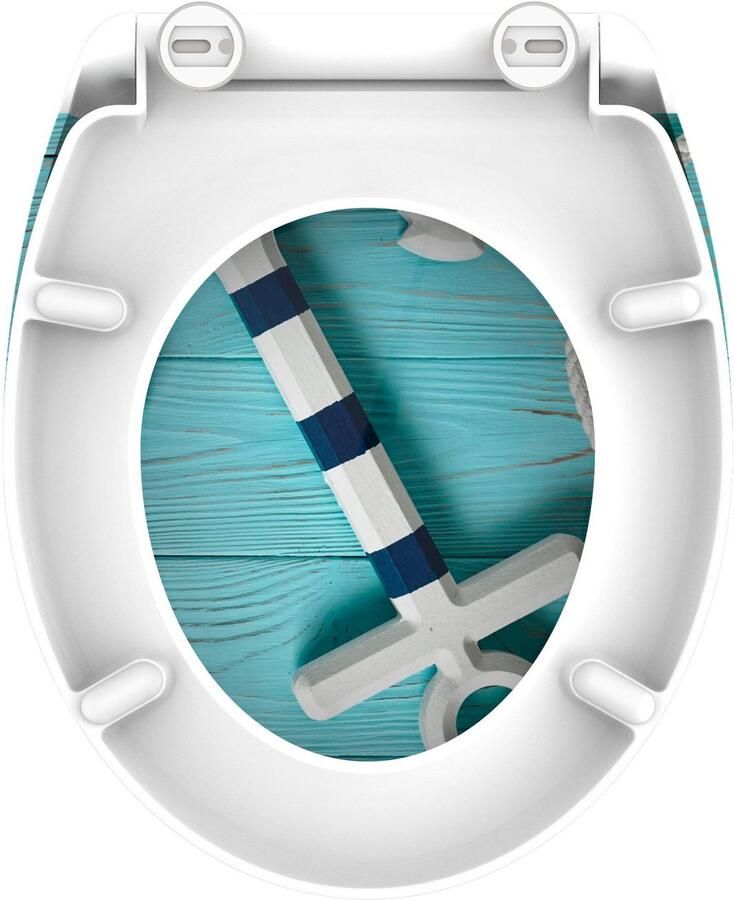 Welltime Toiletzitting ANCHOR afneembaar softclosemechanisme breukbestendig krasvast snelsluiting - Foto 3