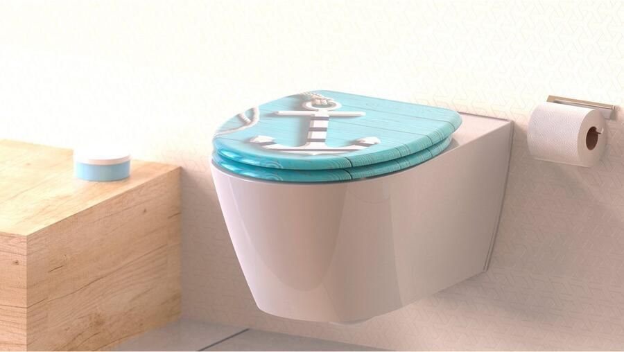 Welltime Toiletzitting ANCHOR afneembaar softclosemechanisme breukbestendig krasvast snelsluiting - Foto 6