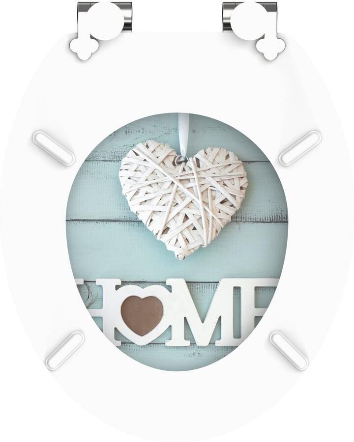 Welltime Toiletzitting Home met softclosemechanisme mdf krasvast - Foto 2