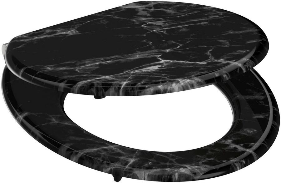 Welltime Toiletzitting Marmer met soft-closemechanisme - Foto 5