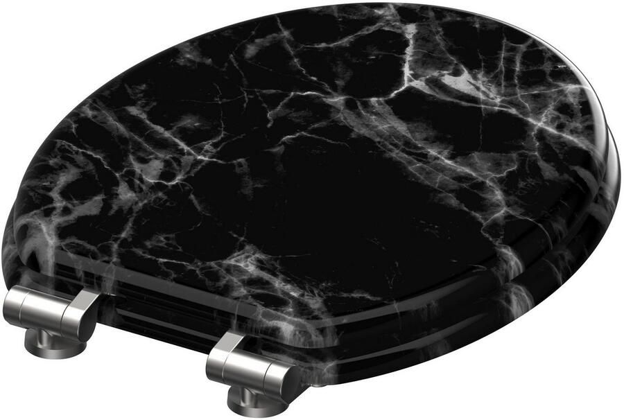 Welltime Toiletzitting Marmer met soft-closemechanisme - Foto 4