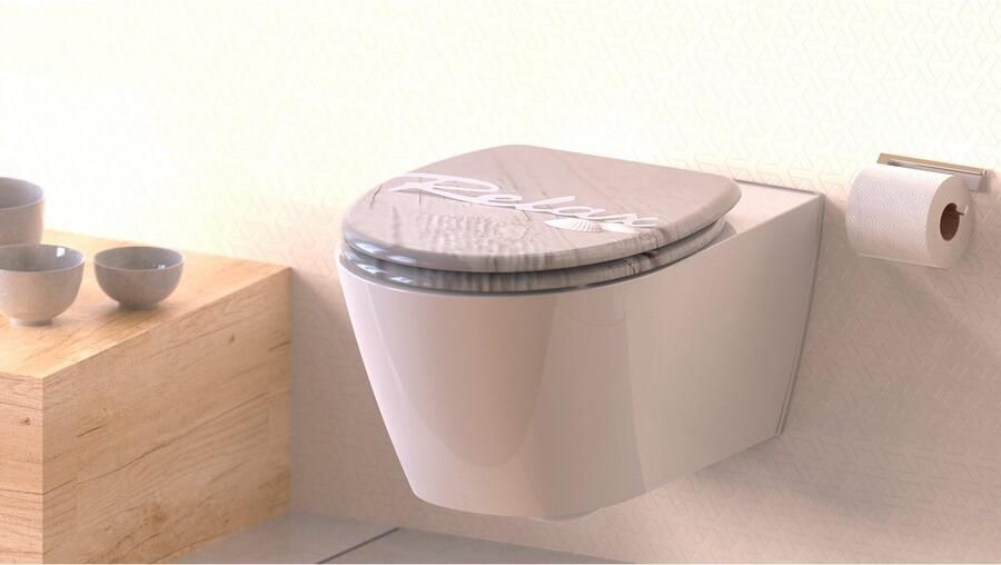 Welltime Toiletzitting Relax afneembaar softclosemechanisme breukbestendig krasvast snelsluiting - Foto 6