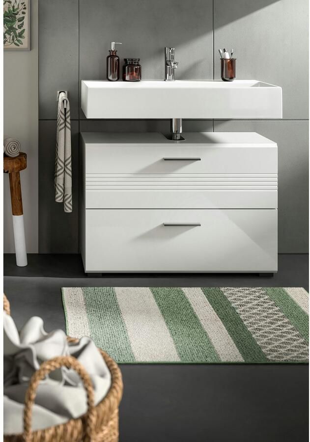 Welltime Wastafelonderkast Calcio breedte 80 cm 2 lades waarvan één verdeeld - Foto 4