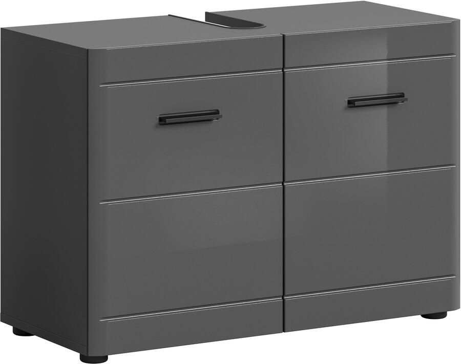 Welltime Wastafelonderkast Doux breedte 80 cm 2 deuren 1 plank verdeelde achterwand - Foto 6