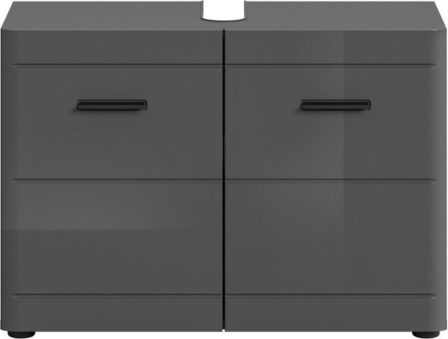 Welltime Wastafelonderkast Doux breedte 80 cm 2 deuren 1 plank verdeelde achterwand - Foto 5