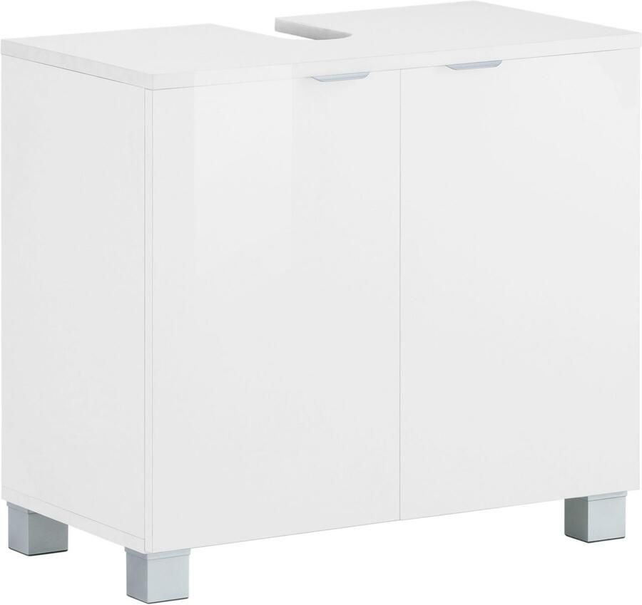 Welltime Wastafelonderkast Lage Gemakkelijk te onderhouden oppervlak veel bergruimte FSC -gecertificeerd