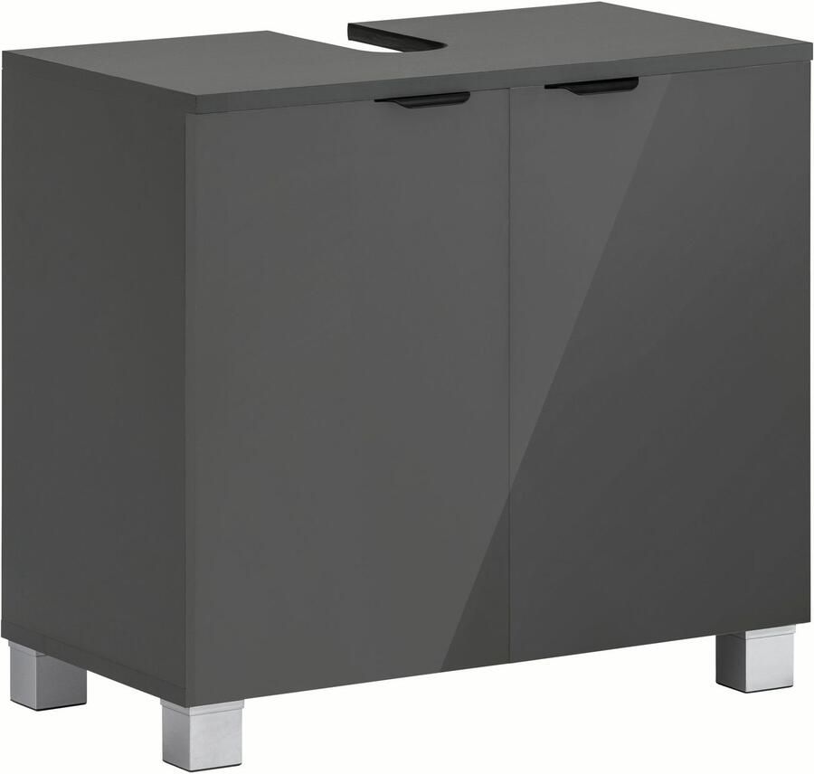 Welltime Wastafelonderkast Lage Gemakkelijk te onderhouden oppervlak veel bergruimte FSC -gecertificeerd