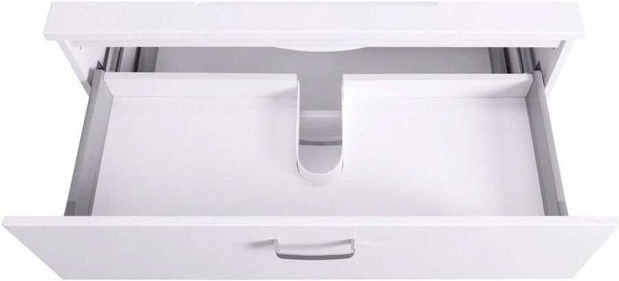 Welltime Wastafelonderkast Ravenna Badkamermeubel wastafelonderkast inclusief wasbak breedte 100 cm soft-closetechniek - Foto 11