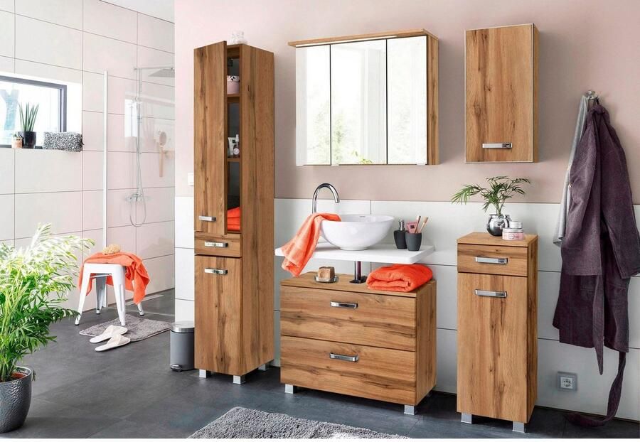 Welltime Wastafelonderkast Ravenna Breedte 70 cm deuren met demper - Foto 4