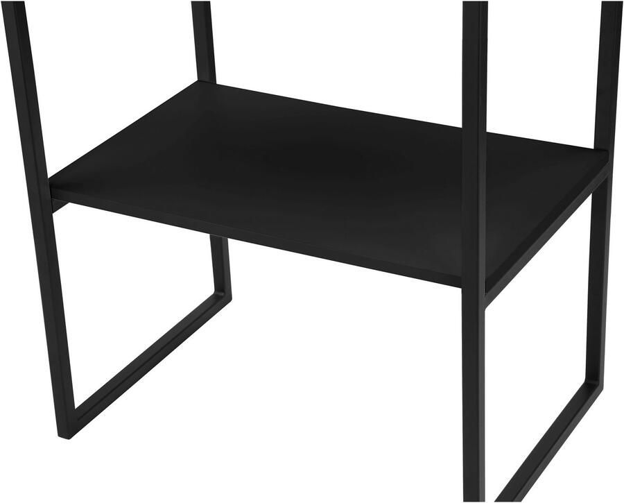 Welltime Wastafelonderkast Stockholm Badkamermeubels metaallook incl. wasbak breedte 60 cm wastafel - Foto 5