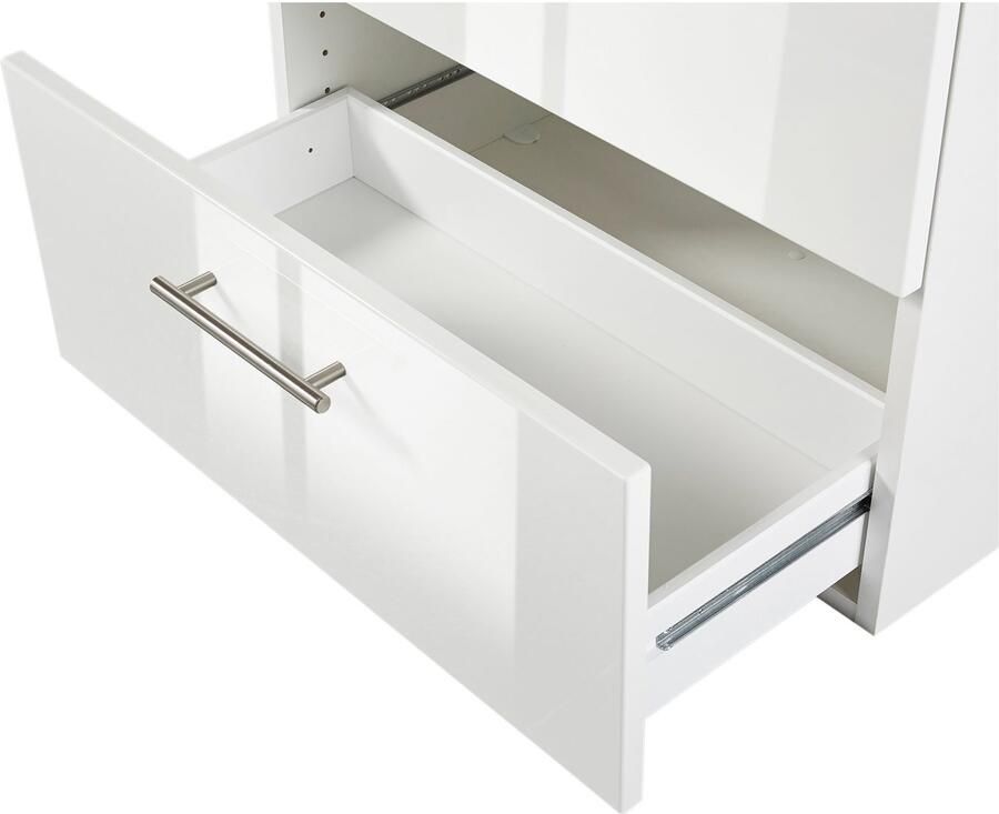 Welltime Wastafelonderkast Trento in verschillende designs en kleuren Badkamermeubel breedte 60 cm wastafelkast met poten Made in Germany - Foto 8
