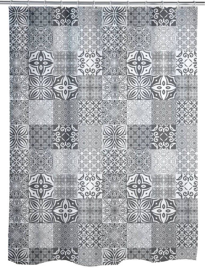 Wenko Douchegordijn Portugal Hoogte 200 cm textiel (polyester)