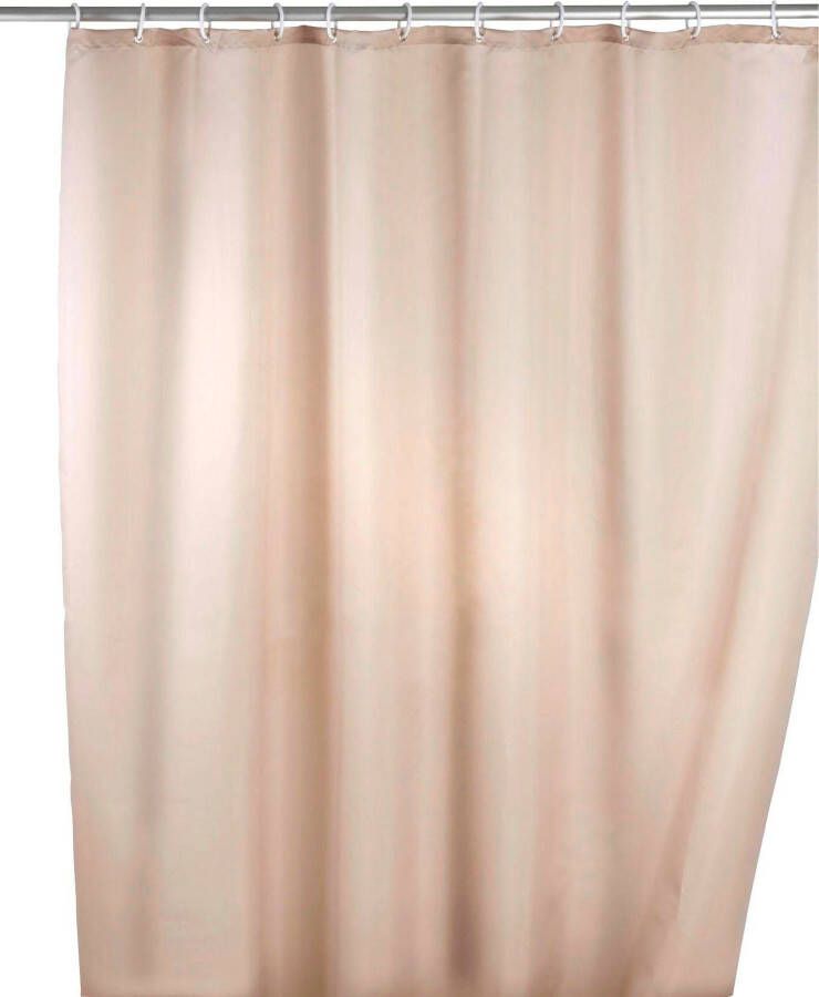 Wenko Douchegordijn Uni-beige Hoogte 200 cm polyester. Wasbaar