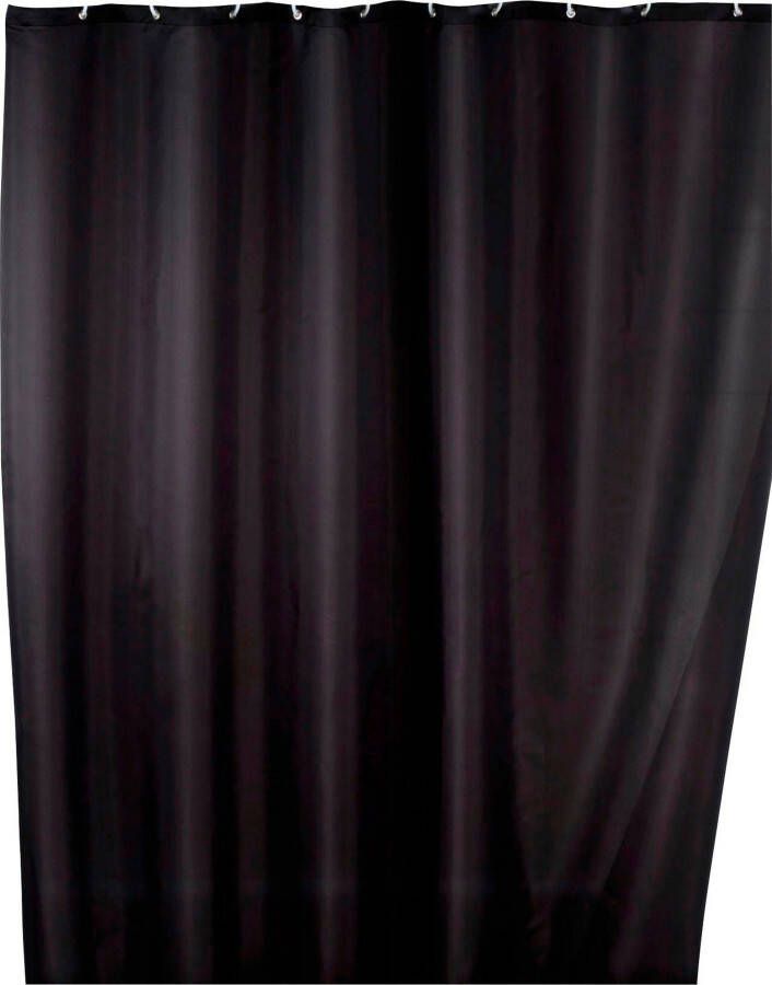 Wenko Douchegordijn Uni black Hoogte 200 cm polyester. Wasbaar - Foto 6