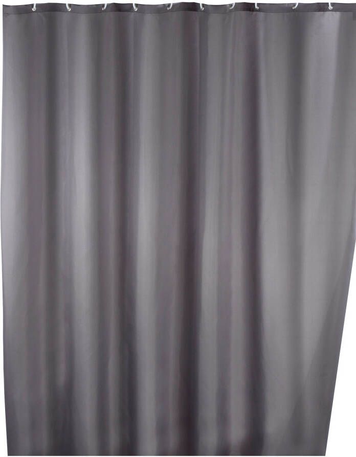 Wenko Douchegordijn Uni Grey Hoogte 200 cm wasbaar - Foto 6