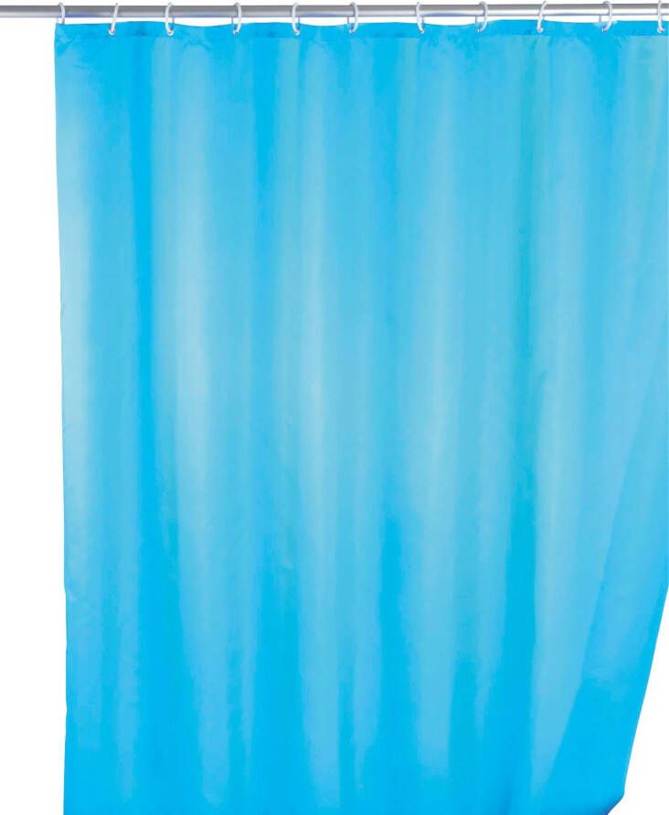 Wenko Douchegordijn Uni Light Blue Hoogte 200 cm wasbaar - Foto 6