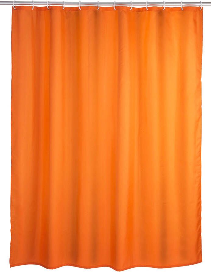 Wenko Douchegordijn Uni-oranje Hoogte 200 cm wasbaar - Foto 6