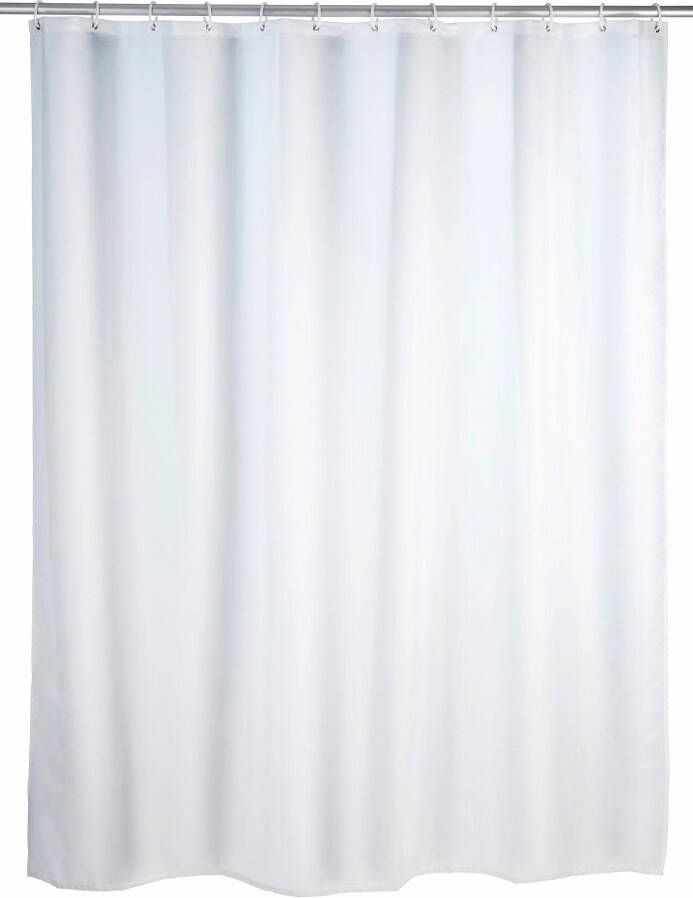 Wenko Douchegordijn Uni white Hoogte 200 cm polyester. Wasbaar - Foto 6