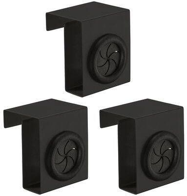 Wenko Handdoekhaakjes PUSH Edelstaal mat (set 3 stuks)