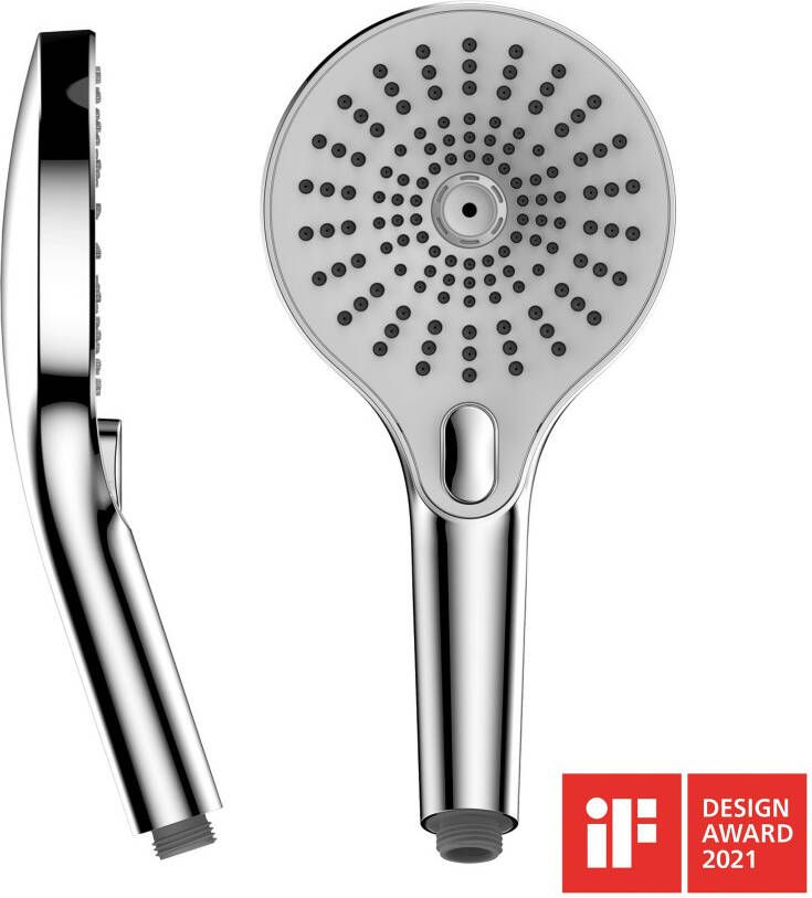 Wenko Handsproeier Ultimate Shower Chroom Wit Ø 13 cm (1-delig) - Foto 11