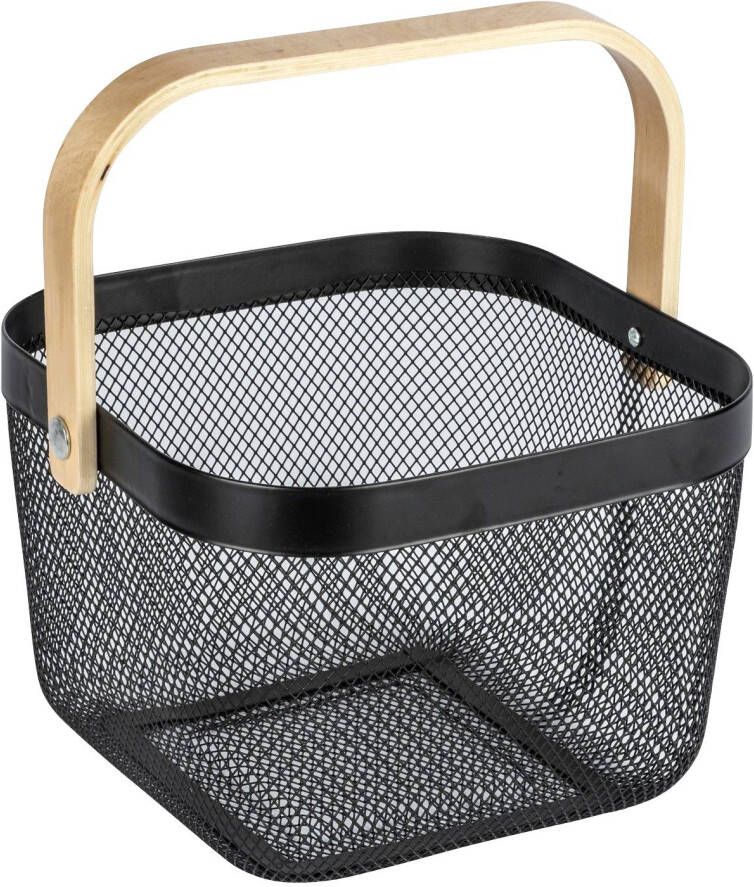 Wenko Opbergmand Bambusa Bxdxh: 25x25x17 cm - Foto 2