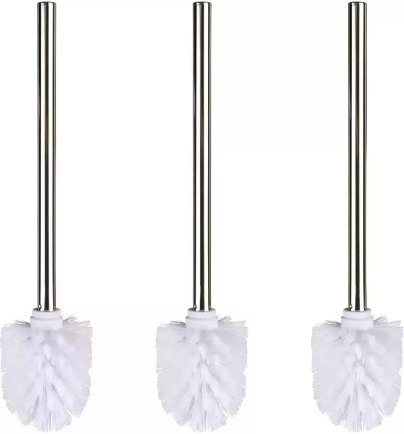 Wenko Toiletborstel wit diameter 8 cm (set 3 stuks)
