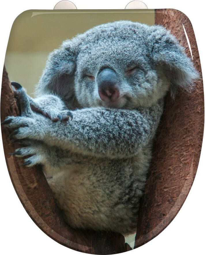 Wenko Toiletzitting Koala met soft-closesysteem van duroplast - Foto 5