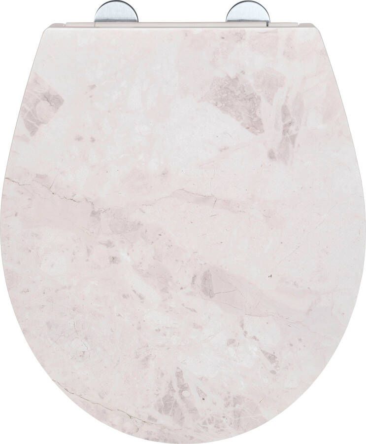 Wenko Toiletzitting White Marble