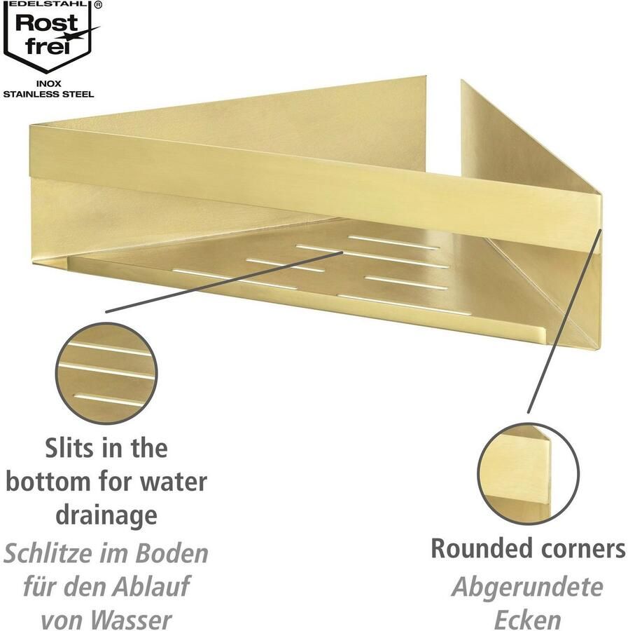 Wenko Badkamerorganizer Turbo-Loc hoekplank Genova - Foto 2