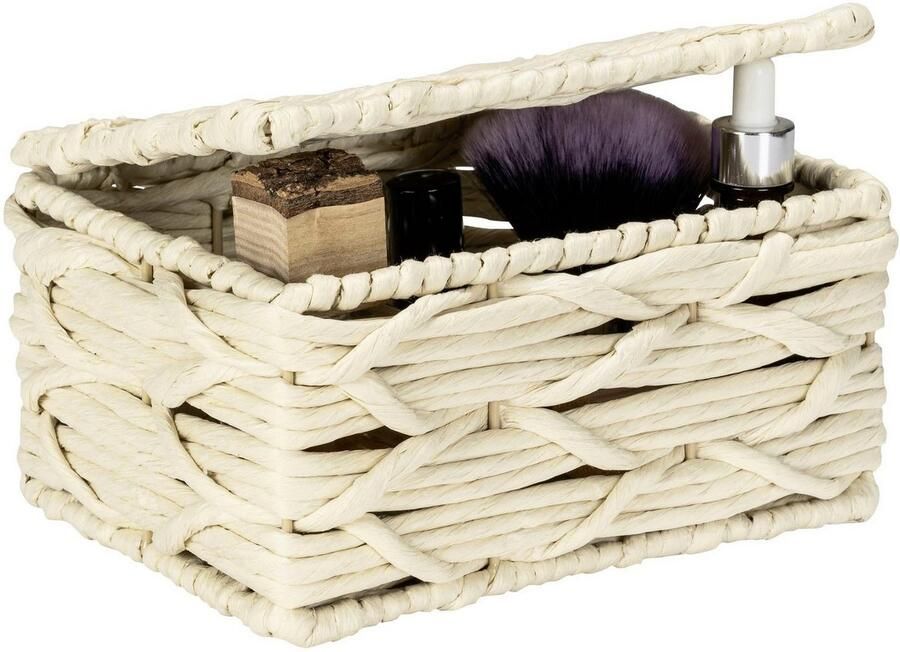 Wenko Badkamerorganizer Vabriano met deksel van hoogwaardig papierweefsel - Foto 3