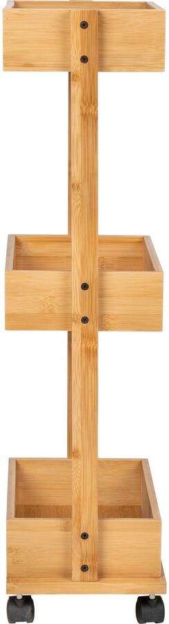 Wenko Badkamerrekje Allegre Wagen van bamboe en rotan - Foto 12