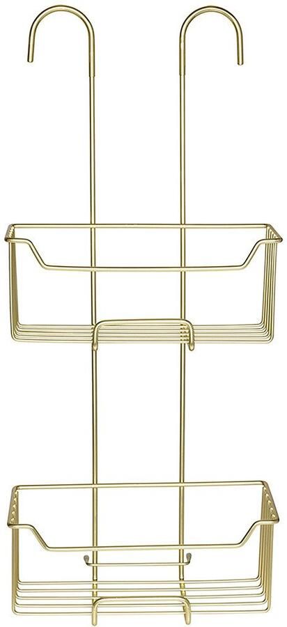 Wenko Badkamerrekje Modell Milo 2 etages om in te hangen zonder boren roestvrij staal - Foto 5