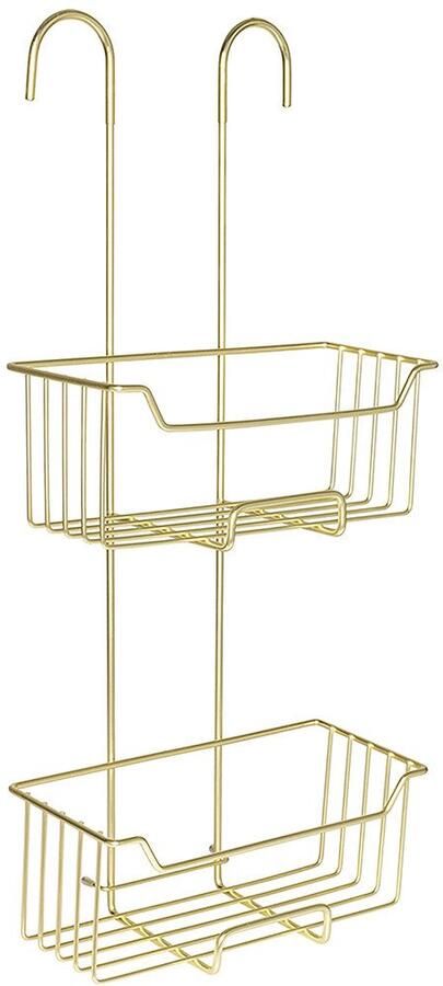 Wenko Badkamerrekje Modell Milo 2 etages om in te hangen zonder boren roestvrij staal - Foto 6