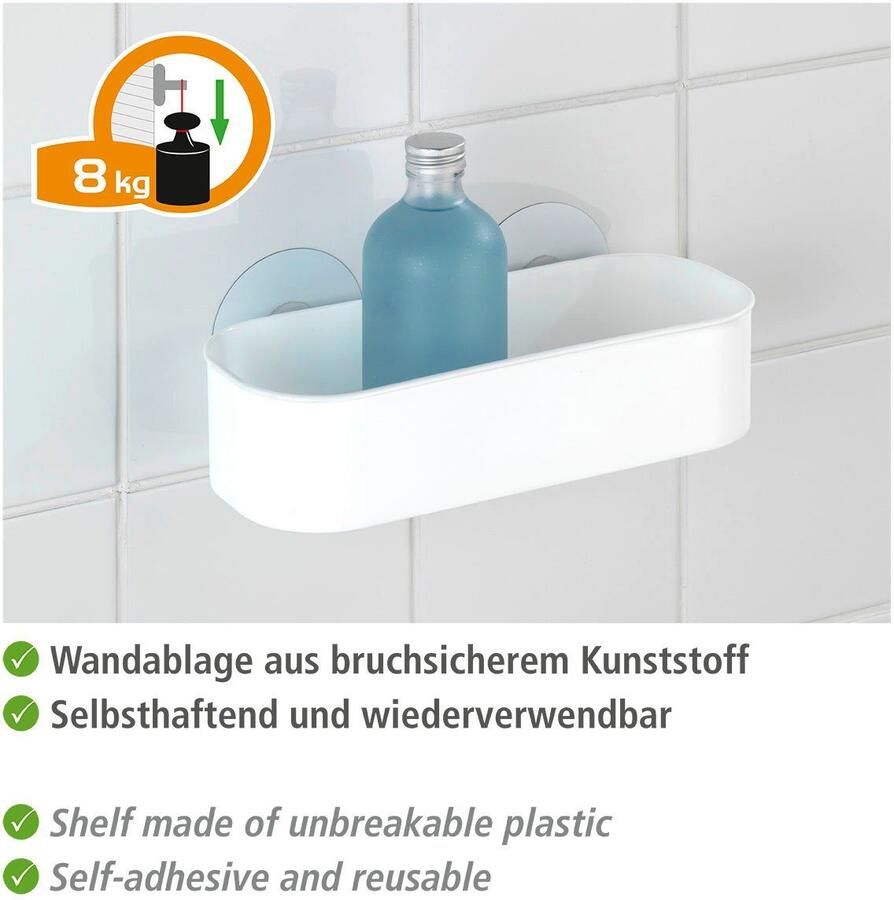 Wenko Badkamerrekje Static-Loc Osimo Bevestigen zonder boren - Foto 1