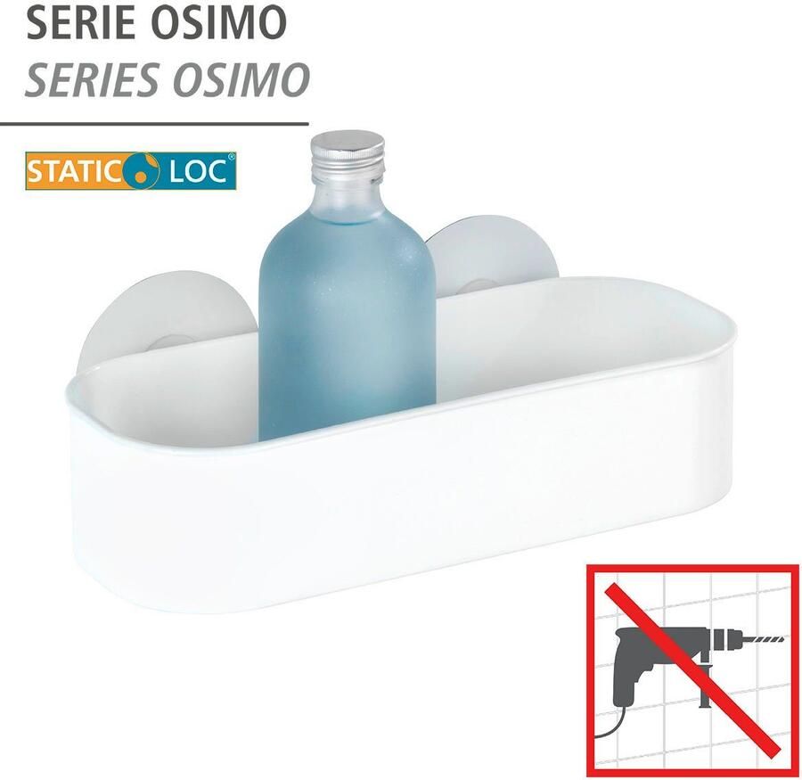 Wenko Badkamerrekje Static-Loc Osimo Bevestigen zonder boren - Foto 4